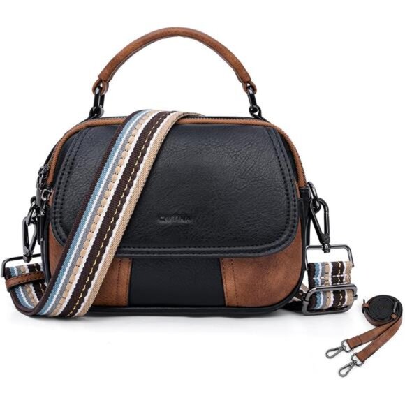 Handbags - Small Crossbody Bags Purse for Women,Vegan Leather Shoulder Handbags Women Top